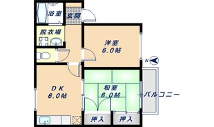 ライラックハウスの物件間取画像